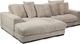 Moe's Home Collection Plunge 2-Piece Cappuccino L-Shaped Sectional and Reversible Chaise-3