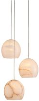 Currey & Company Lazio Multi-Drop Natural/Painted Silver Pendant Lighting-0