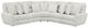 Catnapper® Majesty 3-Piece White Curved Power Reclining Sectional-0