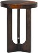 International Furniture Direct Raramuri Brown Chairside Table-0