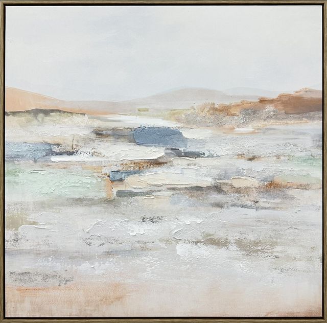 Classy Living Layered Serene Horizons I Wall Art-0