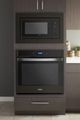 Whirlpool® 30" Black Stainless Steel Built In Microwave Trim Kit-2