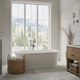 ZLINE Autograph Edition Emerald Bay Matte Black Bath Tub Filler with Hand Shower-4