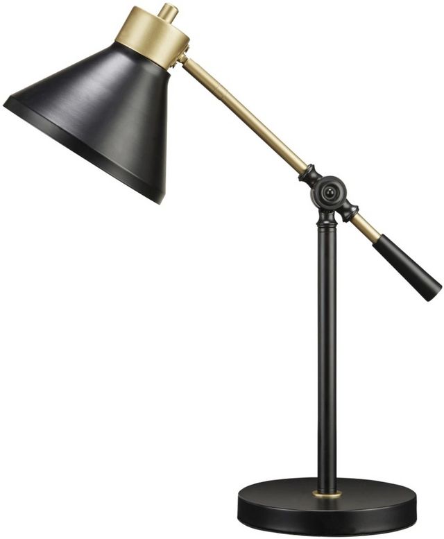 Signature Design by Ashley® Garville Black/Gold Metal Desk Lamp-0