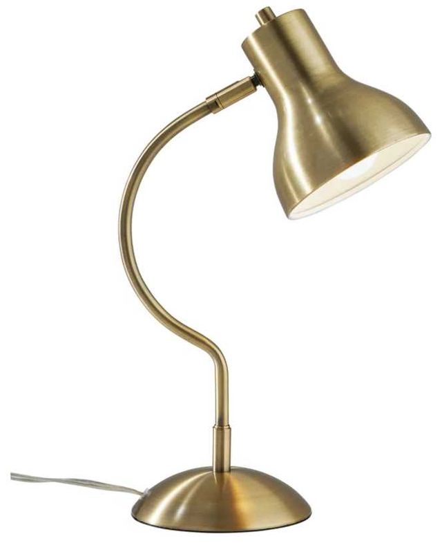 Adesso® Elmhurst Antique Brass Desk Lamp-0