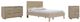 Signature Design by Ashley® Oliah 3-Piece Natural Full Platform Bed Set-0