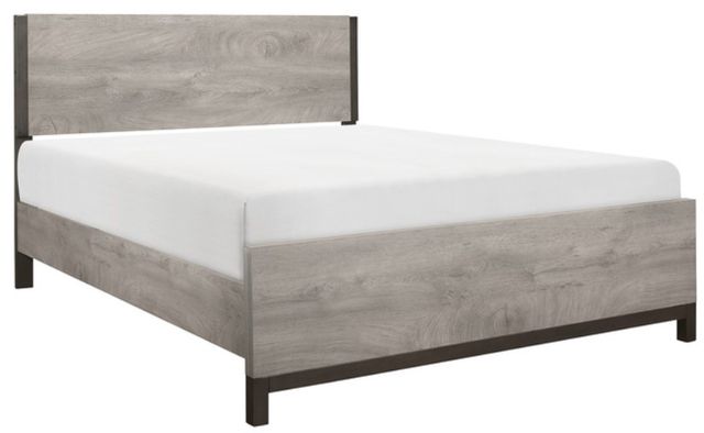 Mazin Furniture Zephyr Gray King Panel Bed-0