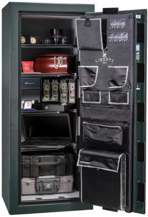 Liberty Safe Premium Home Forest Mist Gloss/Black Chrome 17 Electronic Gun Safe-1