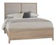 Vaughan-Bassett Woodbridge Shadow Gray California King Upholstered Panel Bed-0