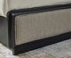 Signature Design by Ashley® Rowanbeck Black/Gray Queen Upholstered Panel Bed-4