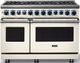 Viking® 7 Series 48'' Pure White Pro Style Dual Fuel Range-3