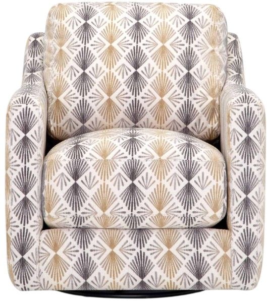 Franklin™ Springer Anemone Mineral Swivel Chair-1