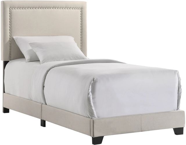 Intercon Zion Fog Youth Twin Upholstered Panel Bed-0