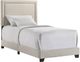 Intercon Zion Fog Youth Twin Upholstered Panel Bed-0