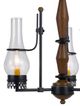 Cal® Lighting & Accessories Trenton 3-Light Metal/Wood Chandelier-1