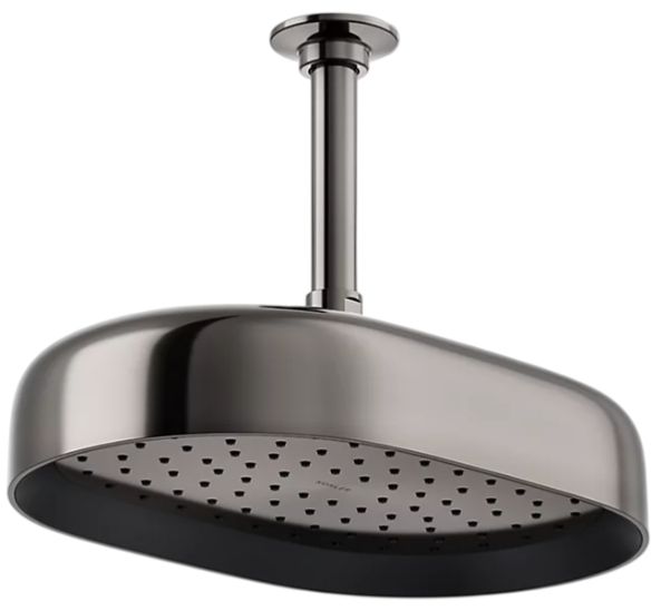 KOHLER® Statement® Vibrant Titanium 2.5 GPM 12" Single-Function Rainhead-0