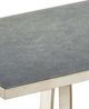 Currey & Company Bangle Gray Accent Table with Gold Base-4