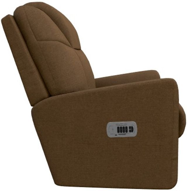 La-Z-Boy® Sparrow Nutmeg Power Wall Recliner with Headrest and Lumbar-3