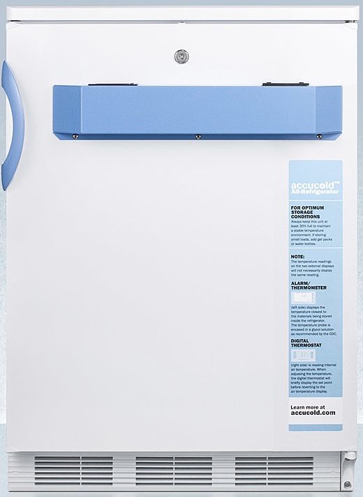 Accucold® by Summit® MED2 Series 5.5 Cu. Ft. White Compact Refrigerator-0
