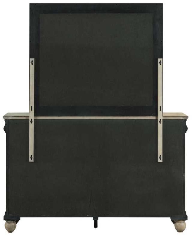 Liberty Furniture Rustic Traditions Saddle Tan Dresser and Mirror-4