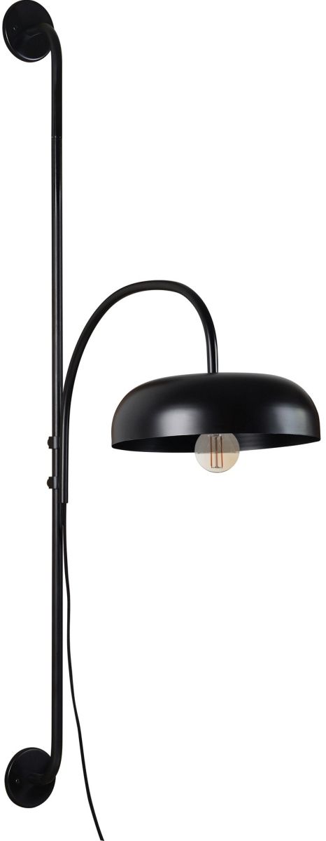 Renwil® Draco Black Powder Wall Sconce-0