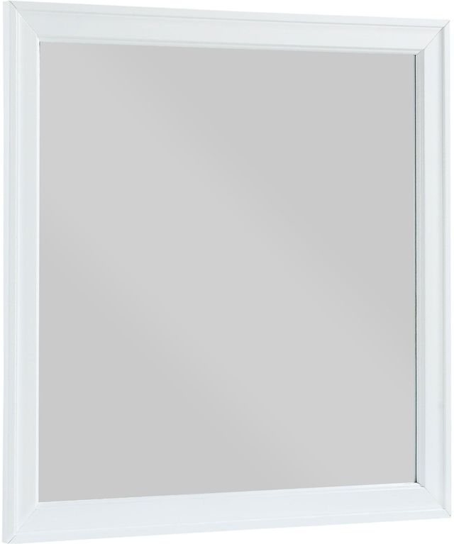 Crown Mark Louis Philip White Mirror-0