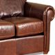 Campio Furniture Legacy Leather Beverley Brown Sofa-1