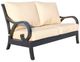 CabanaCoast® Customizable Milano Aluminum Outdoor Loveseat-0