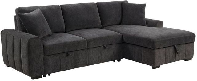 Coaster® Pastrana 2-Piece Gray Right-Arm Facing Sleeper Sectional Sofa-1