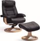 Fjords® Classic Comfort Mustang R Black Large Recliner-0