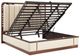 Michael Amini® Mason Park Umber King Platform Panel Bed with Lift Mechanism and Slats-4