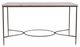 Horizon Home® Zambezi White Top Sofa Table with Metal Base-0