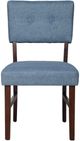New Classic® Home Furnishings Tioga Blue Upholstered Dining Side Chair-2