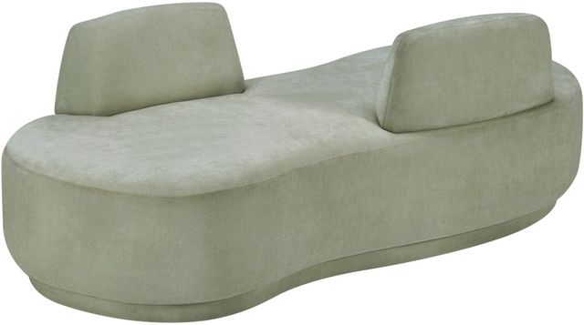 Meridian Furniture Argyle Mint Chenille Fabric Chaise-0