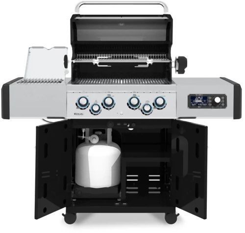 Broil King® Regal™ Q 490 Pro 4-Burner Black Freestanding Natural Gas Grill-1