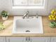 American Standard Quince Brilliant White 25" 4-Hole Drop-In Single-Bowl Kitchen Sink-4