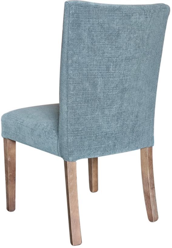 Nest Home Collections Sasha Ocean Blue/Gray Wash Dining Chair-3