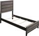 Coaster® Watson Rustic Grey Oak Twin Bed-1
