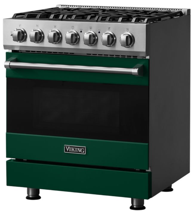 Viking® 3 Series 30" Ivy Pro Style Natural Gas Range-2