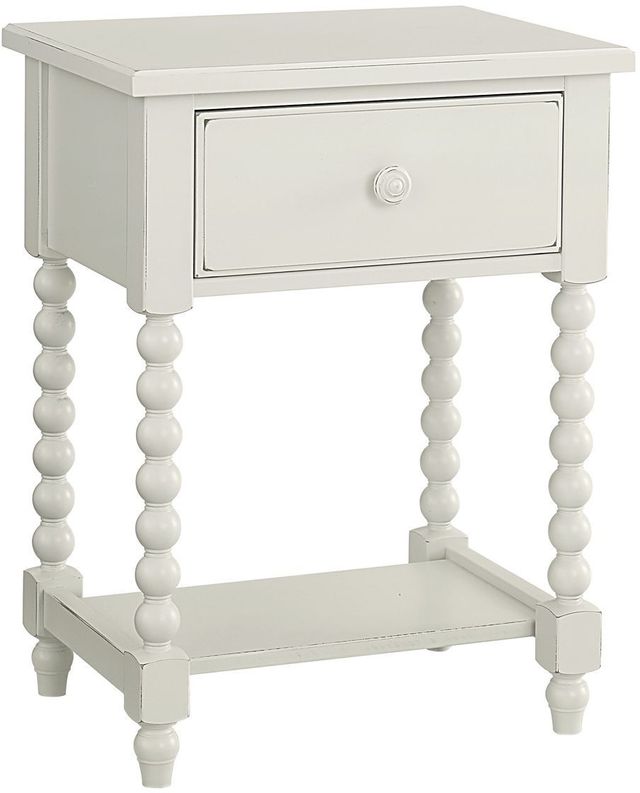 LM Co Home by Vaughan-Bassett Scotsman Cream Leg Night Table-0