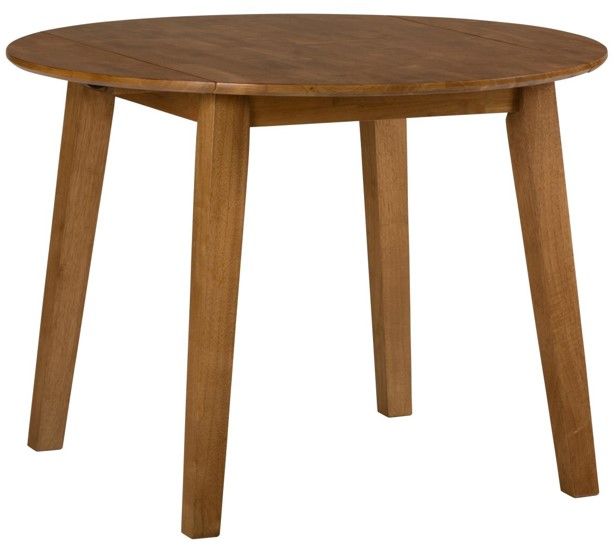 Jofran Inc. Simplicity Honey Round Drop Leaf Table-0