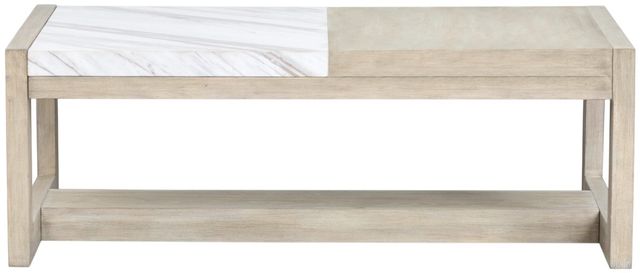 Magnussen Home® Preston Gallery Buff Rectangular Cocktail Table-1