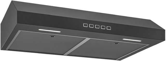 Broan® GLA2 Series 30" Black Stainless Steel Under Cabinet Range Hood-0