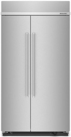 KitchenAid® 42 in. 25.5 Cu. Ft. PrintShield™ Finish Stainless Steel Built In Counter Depth Side-by-Side Refrigerator 