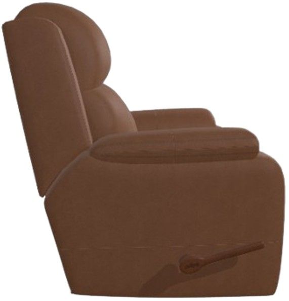 La-Z-Boy® Dorian Mocha Leather Manual Rocker Recliner-3