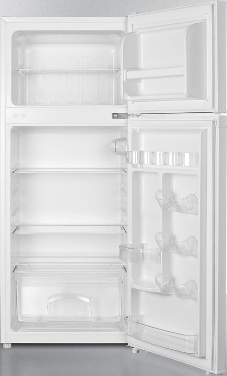 Summit® 4.5 Cu. Ft. White Counter Depth Top Freezer Refrigerator-2