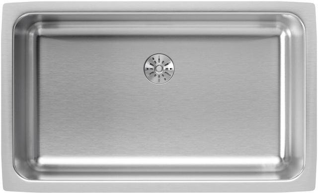 Elkay Lustertone® Classic Lustrous Satin 31" x 19" x 8" Single Bowl Undermount Sink with Perfect Drain®-1