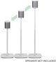 Flexson FLXP1AS1011 White Adjustable Floorstand-1