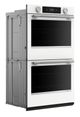 KitchenAid® 30" White Smart Double Electric Wall Oven with Assisted Cook Cycles-1