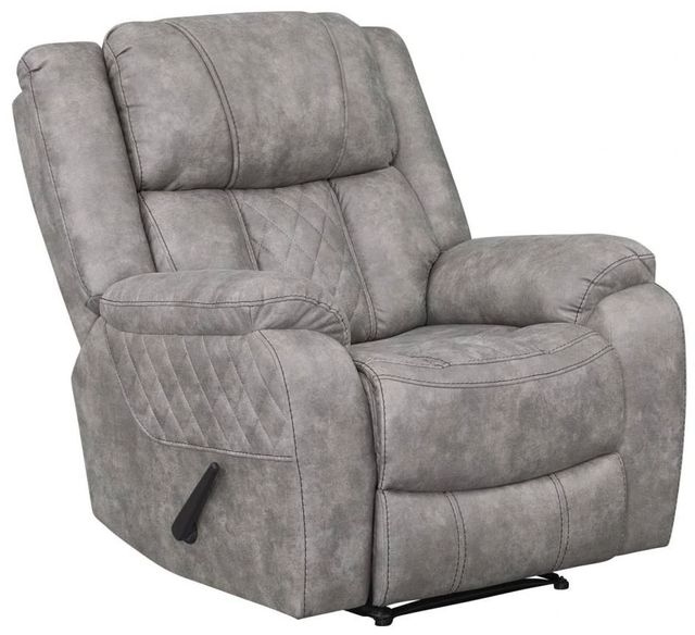 Albany Industries Lux Pewter Manual Rocker Recliner-0